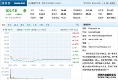 第三季度营收不及预期 拼多多收盘跌超15%